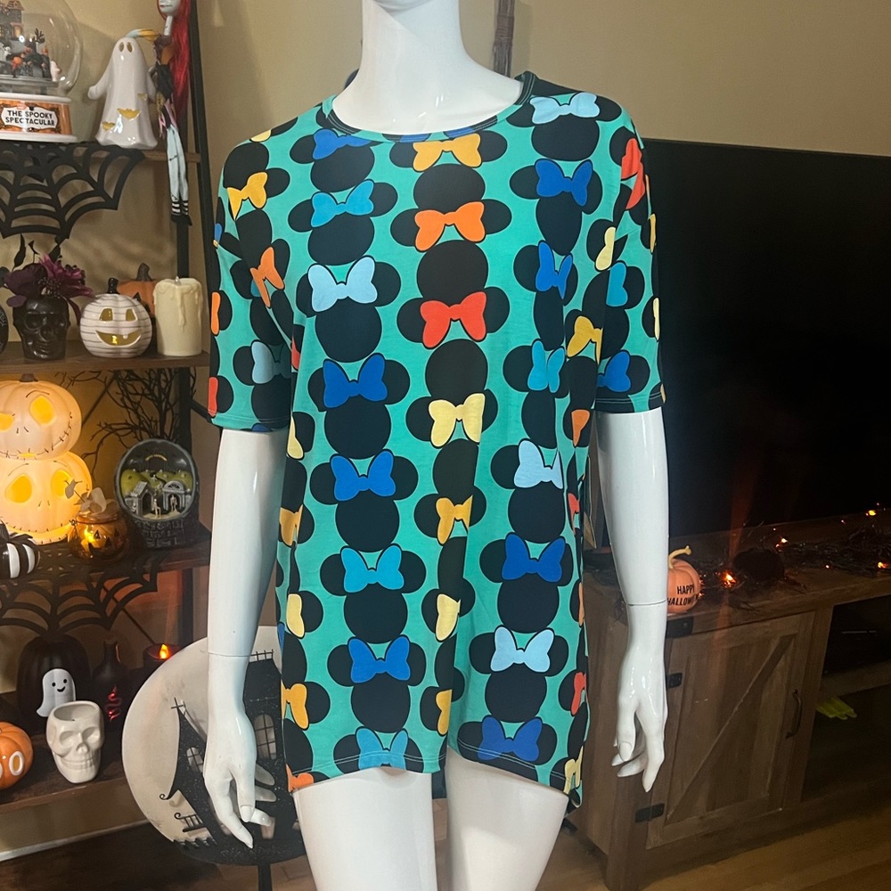 NWT LulaRoe Women’s Minnie Mouse Irma Top SZ XXS 💖